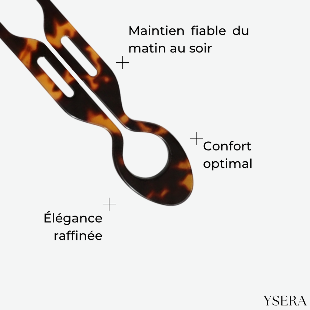 Przypinka Elegance – zestaw 3 sztuk (czarna)