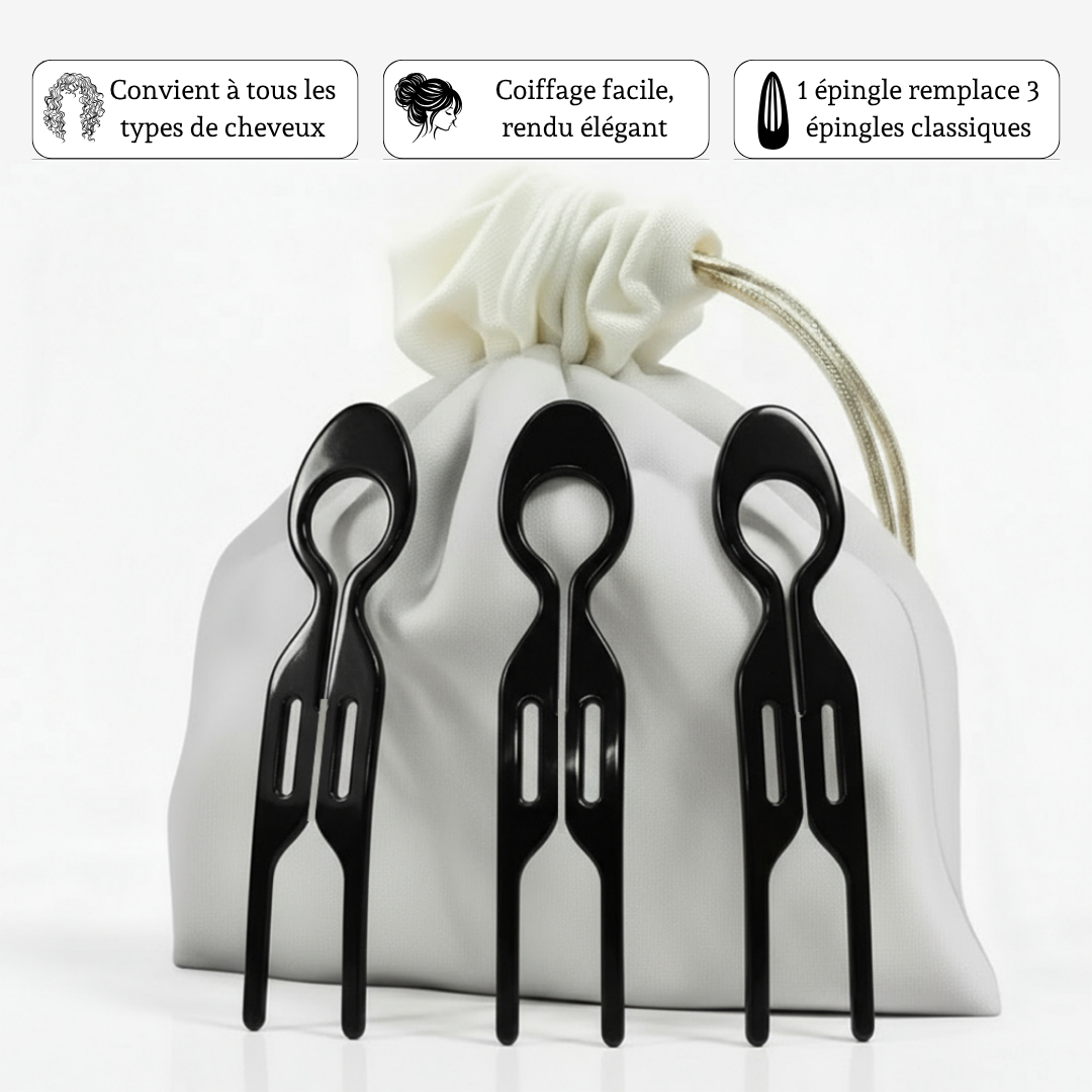 Épingle Élégance - Pack de 3 - Ysera